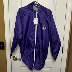 Defenders of Wildlife Unisex Purple Windbreaker Jacket One Size
